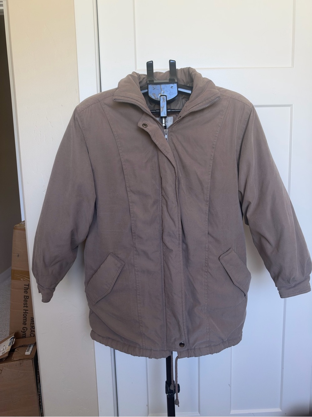 Jacqueline Ferrar Taupe Puffer Coat